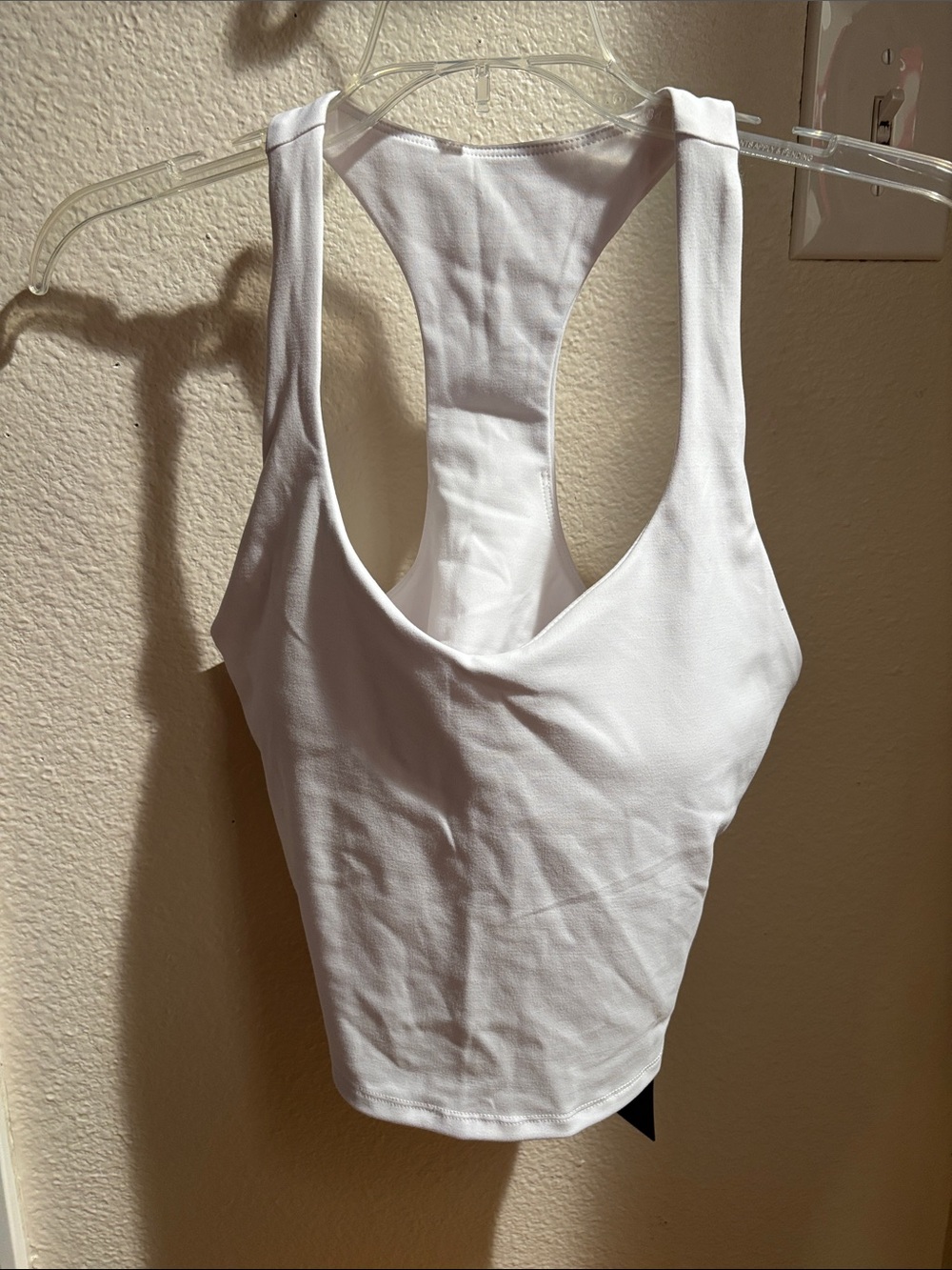 Fabletics Women’s White Sports Bra with Pads S NWT